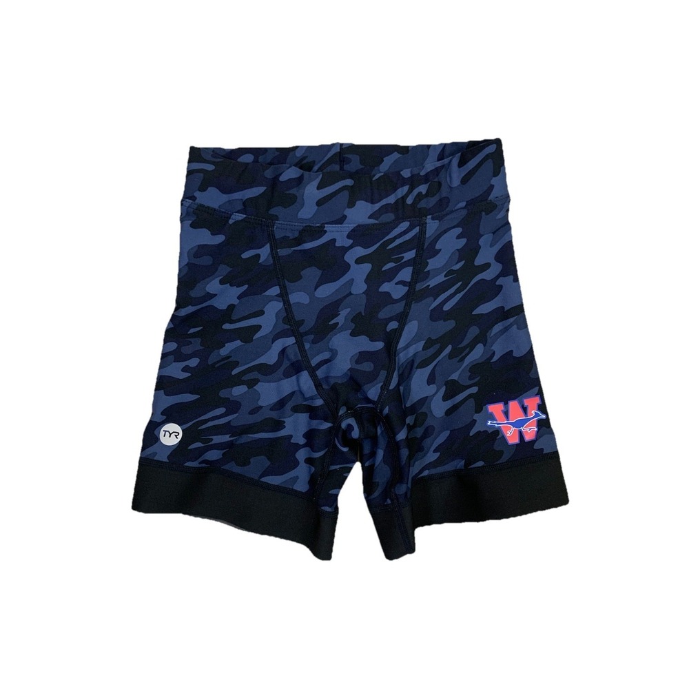 TYR Camo Compression Swim Jammer Shorts Athletic Swimwear‎ 28